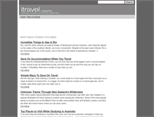 Tablet Screenshot of itravelmag.com